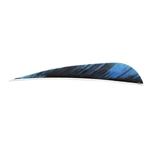 SAS 4-in Parabolic RW Feathers Solid Color Arrow Fletching Made In US 1DZ